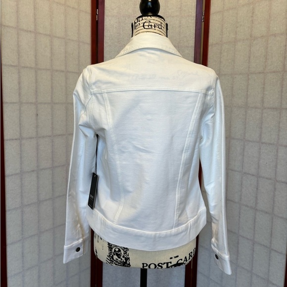 White Denim Jacket - NWT - Size Small - Picture 3 of 7